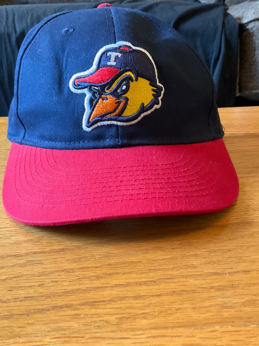 Toledo Mudhens Youth Size Velcro Strap Cap, Great Condition